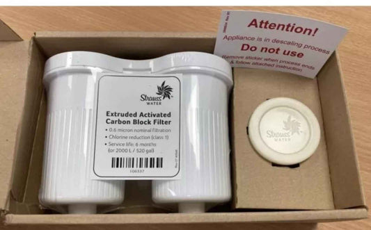 Strauss Water Virgin Pure T6 Filter Kit & Descaling Pod Genuine Replacement Pack
