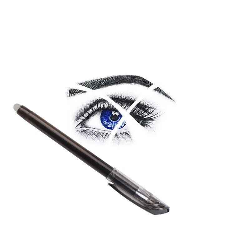 Guyacom Erasable Gel Pen 0.5 mm Tip (black) - 2 Pack