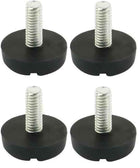 M6 x 20mm Adjustable Levelling Feet – Furniture/Table Screw-On Levellers 4pcs
