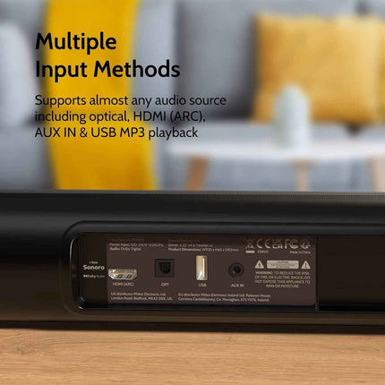 i-box TV Sound Bar With Dolby Audio Bluetooth 5.0, HDMI (ARC), AUX Input