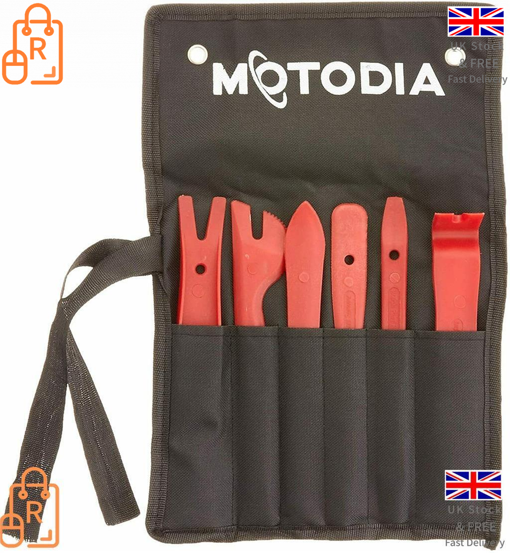 MotoDia 6PC Six Piece Car Trim Removal, Door Panel, and Moulding Set