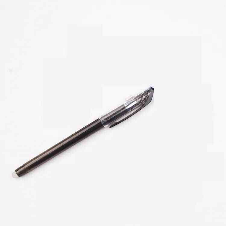 Guyacom Erasable Gel Pen 0.5 mm Tip (black) - 2 Pack
