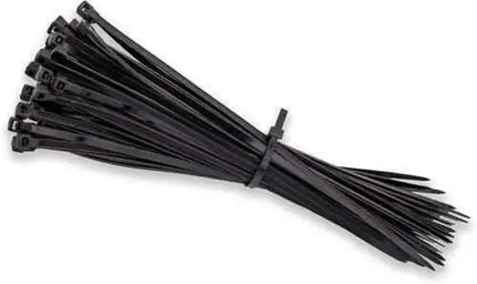 Heavy-Duty Black Nylon Cable Ties Various Packs for Binding & Cable Management