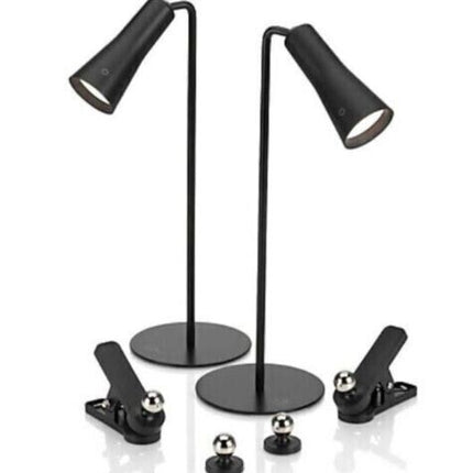 MAGNATIC Desk LIGHT Rechargeable and Detachable 3 in 1 USB TORCH Black