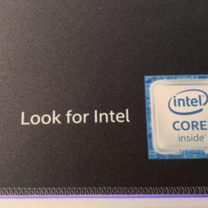 Gaming Mouse Pad Intel Blue Led Light-Up Anti Slip 36.5X25.5cm for PC and Laptop