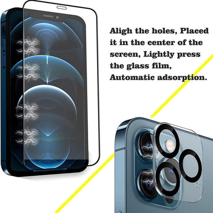 iPhone 12 Pro 6.1 Inch Screen Protector HD Transparent Full Screen Coverage