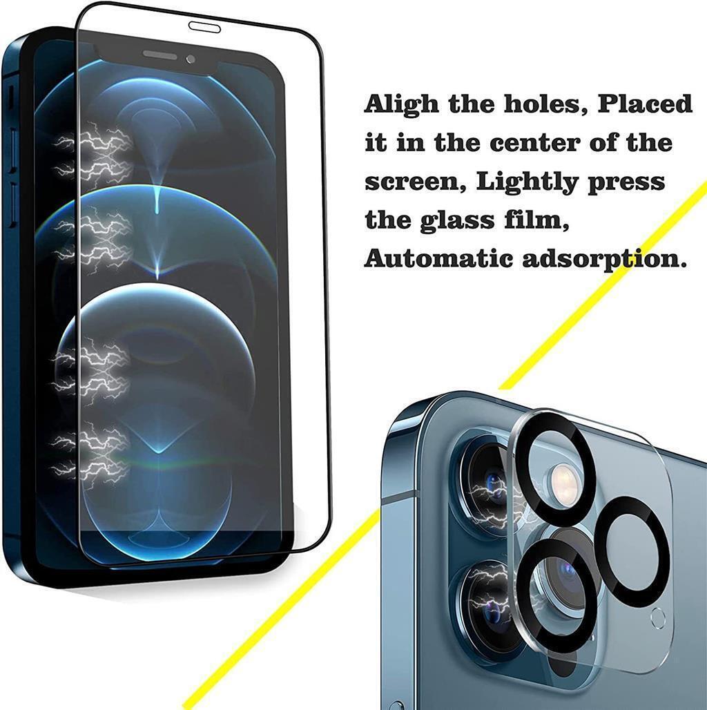 iPhone 12 Pro 6.1 Inch Screen Protector HD Transparent Full Screen Coverage