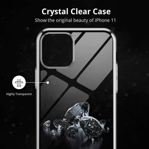 UNBREAKcable iPhone 11 Case Ultra Clear Hard Back RRP £11.99