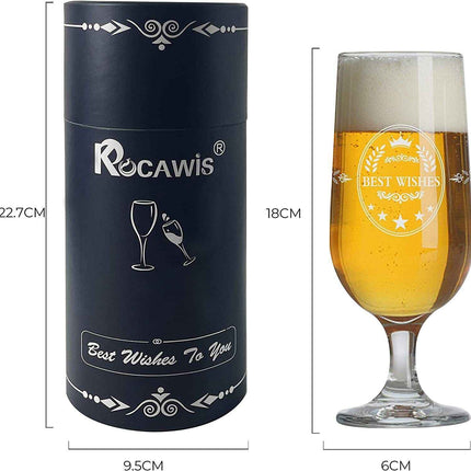 Gift For Men Dad Grandfather Uncle Kocawis Beer Ale Glass Tulip 350ml