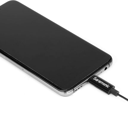 Saramonic Lavalier U3B Microphone USB-C for Mobile Devices and PCs Inc 6m Cable