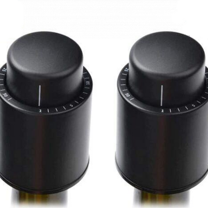 Vacuum Wine Bottle Stopper With Time Recorder Keeps Your Wine Really Fresh 2 Pk