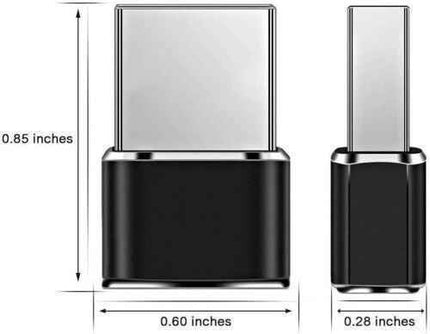 USB C to USB A Male Adapter Converter Charger Connector Plug for Mac & Windows