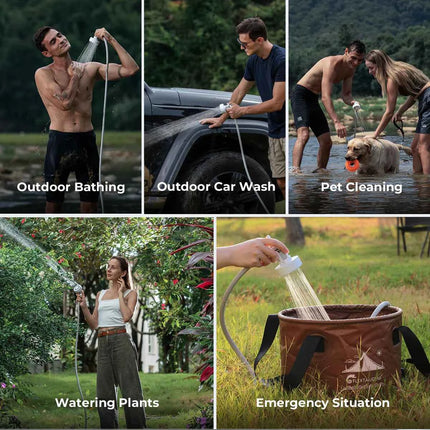 Flextail MAX SHOWER - Ultralight Rechargeable Instant Outdoor Shower (With case)
