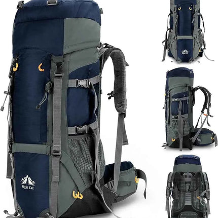 70L Night Cat Hiking Backpack with Internal Frame