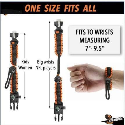 Parachute Cord Survival Bracelet