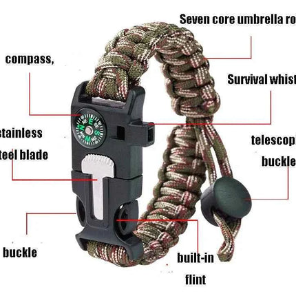 Parachute Cord Survival Bracelet