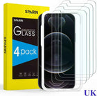 SPARIN 4 Pack Screen Protector Compatible with iPhone 12 Pro Max 6.7