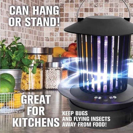 JML Portable Rechargeable Fly Zapper That Kills Both Flying And Crawling Pests