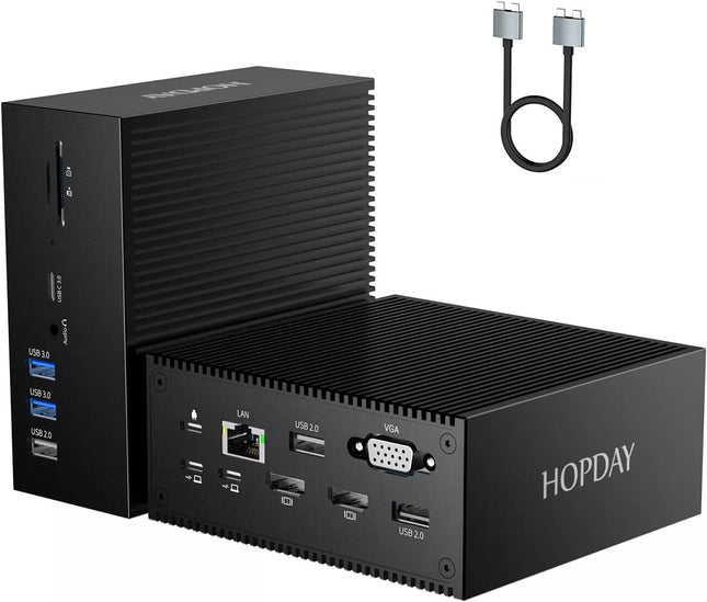 Docking Station Dual Monitor for MacBook Pro/Air 16 in 2 Triple Display USB C