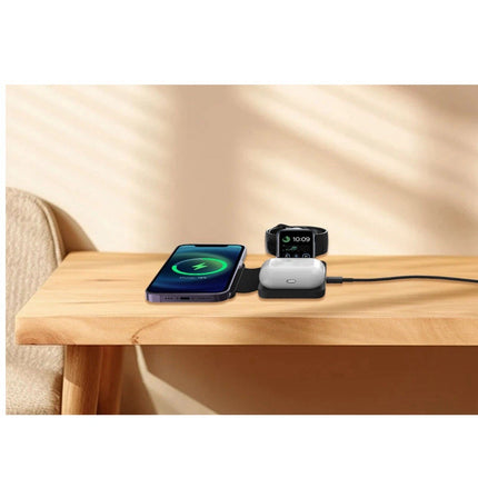 WYEFLUX 3-in-1 Magnetic and Foldable Wireless Charging Pad