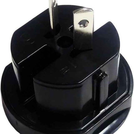 Travel Plug Universal Worldwide Charger Power Adapter US, EU, UK, AU - Black