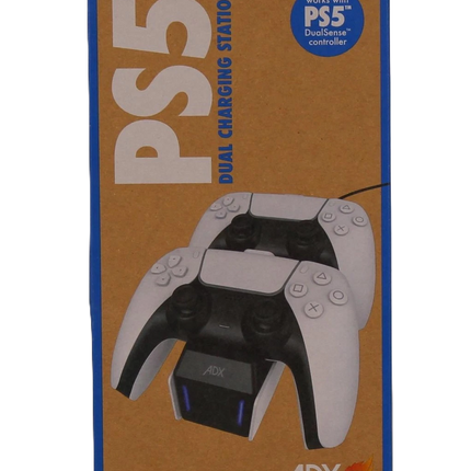 PS5 Dual Controller Charging Station For Dual Sense Controllers White Black