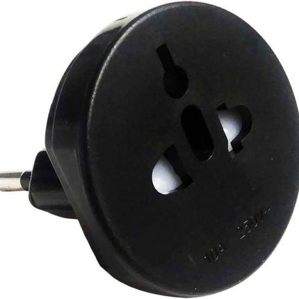 Travel Plug Universal Worldwide Charger Power Adapter US, EU, UK, AU - Black