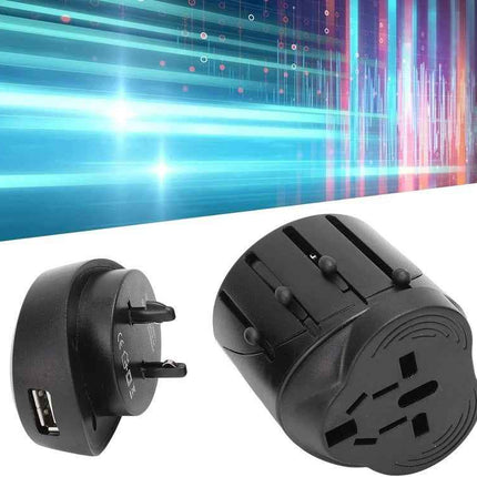 Travel Plug Universal Worldwide Charger Power Adapter US, EU, UK, AU With USB