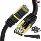 Network Cable RJ45 CAT 8 40Gbps Network Gold Plated Fast Internet Patch Lead