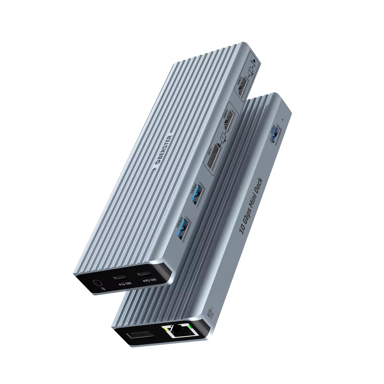 Docking Station 11 in 1 USB 3.1 Triple Display 2 HDMI 2 DP 100W PD RJ45 3.5mm