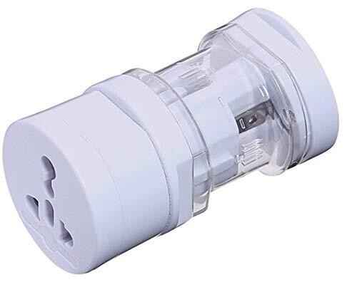 Universal Power Adapter with Electrical Plug for European US, EU, UK, AU White