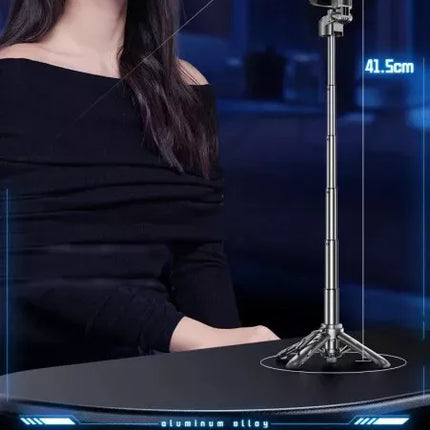 Selfie Stick Telescopic Mini Tripod Portable Phone Stand Rechargeable BT Remote