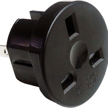 Travel Plug Universal Worldwide Charger Power Adapter US, EU, UK, AU - Black