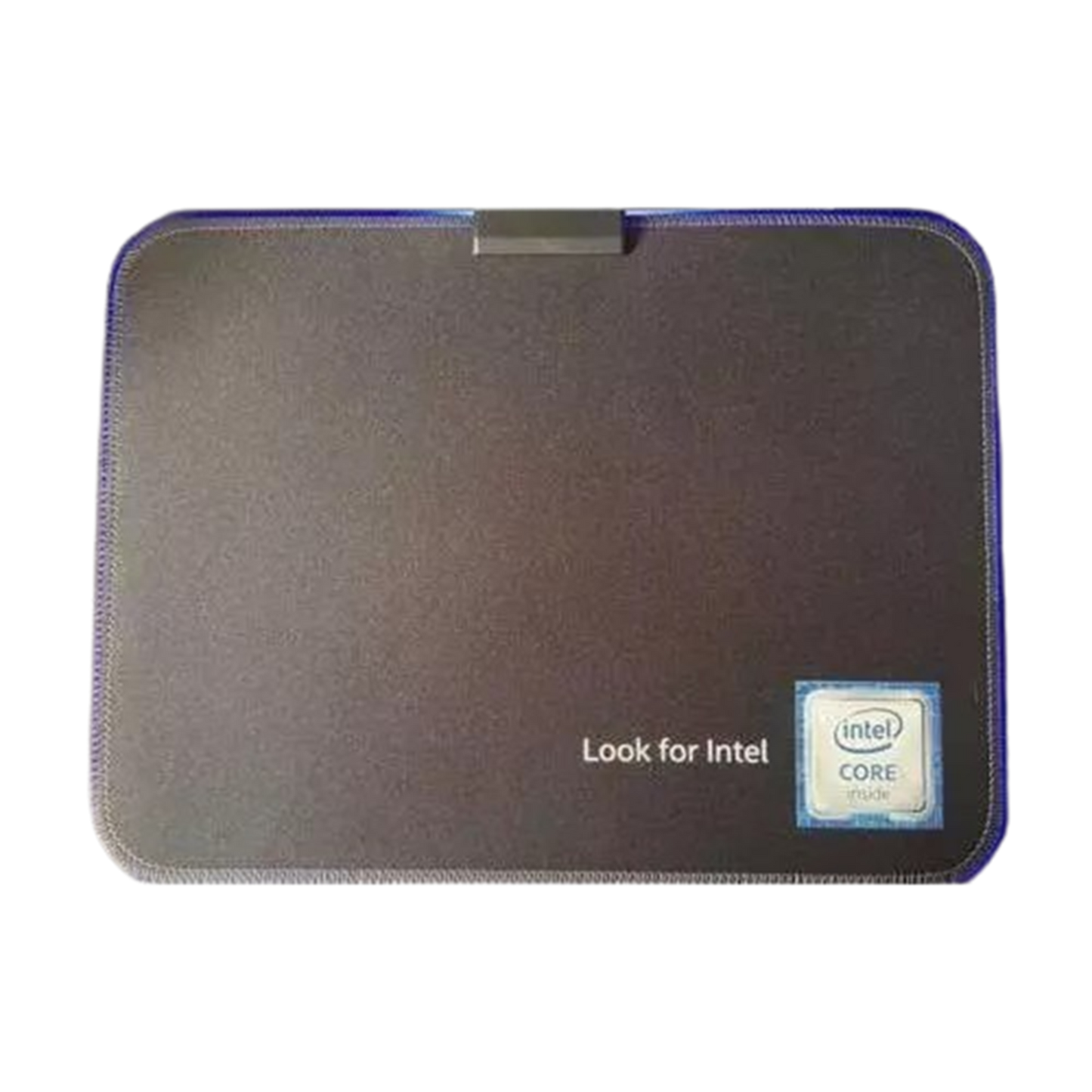 INTEL BLUE LED GAMING MOUSE PAD - USB LIGHT-UP - ANTI SLIP (365 x 255 mm)