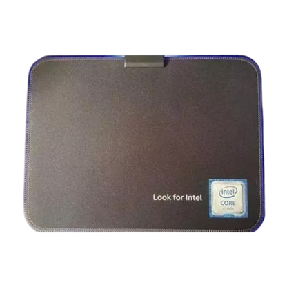 INTEL BLUE LED GAMING MOUSE PAD - USB LIGHT-UP - ANTI SLIP (365 x 255 mm)