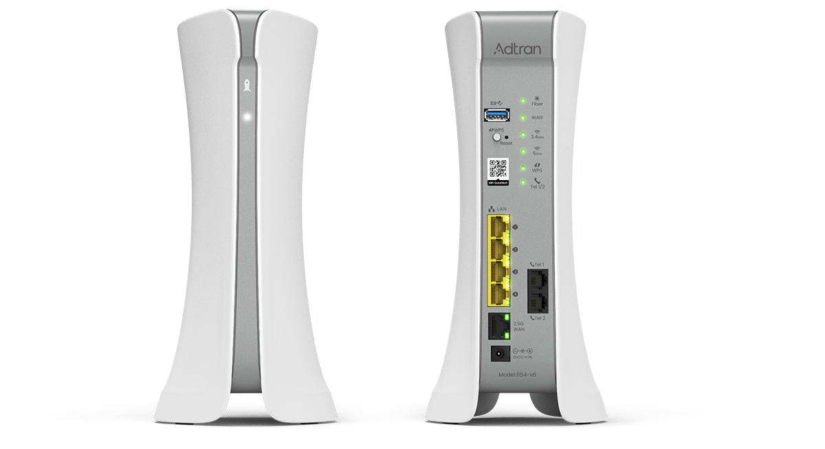 Adtran Dual Band Wi-Fi Mesh Gateway 2.5GE Port and Voice Support