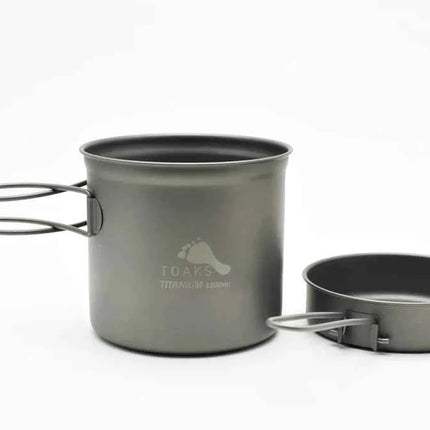 Toaks Titanium Pot with Pan ( 1100ML or 1300ML)