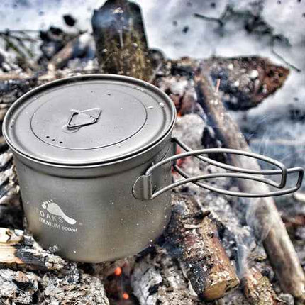 Toaks Titanium Lightweight pots with Lid