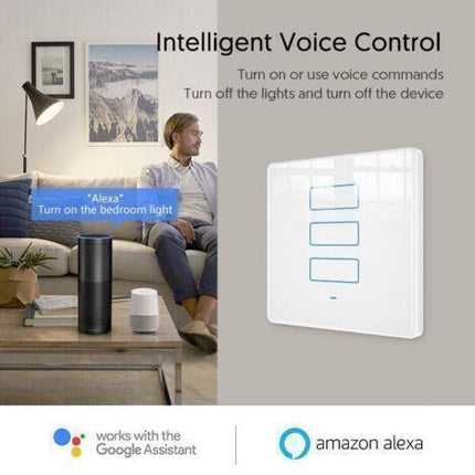 Smart Wireless Switch Neutral wire needed supports GH and Alexa Tuya Compatible