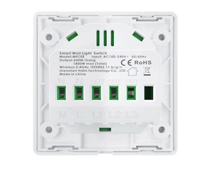 Smart Wireless Switch Neutral wire needed supports GH and Alexa Tuya Compatible