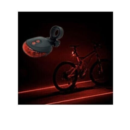 Pursuit Laser Bike Lane Marker and Tail Light / Rear Light with 7 LED Functions
