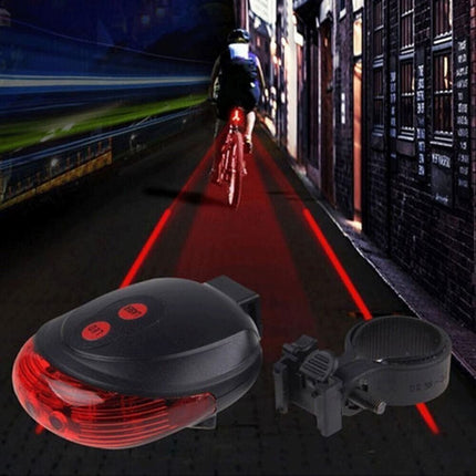 Pursuit Laser Bike Lane Marker and Tail Light / Rear Light with 7 LED Functions