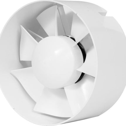 Europlast Inline Mounted Bathroom Ventilator 150mm White– EK150