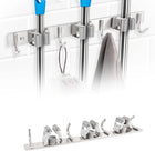 Wall Mounted Mop Brush Broom Clips & Hanger Holder Storage Rack for Kitchen 3 Hk
