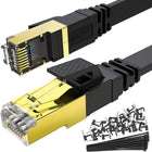 Cat 8 Flat Ethernet Network Cable 8M Alaser High Speed 40Gbps 2000Mhz Gigabit