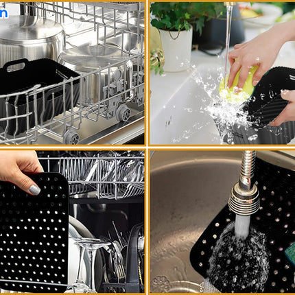 Dual Air Fryer Accessories 6Pcs Set With Racks Compatible Ninja Foodi and Others