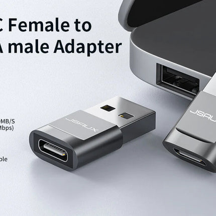 USB C to USB A Male Adapter Power Converter Compatible with Many Devices 4-Pack